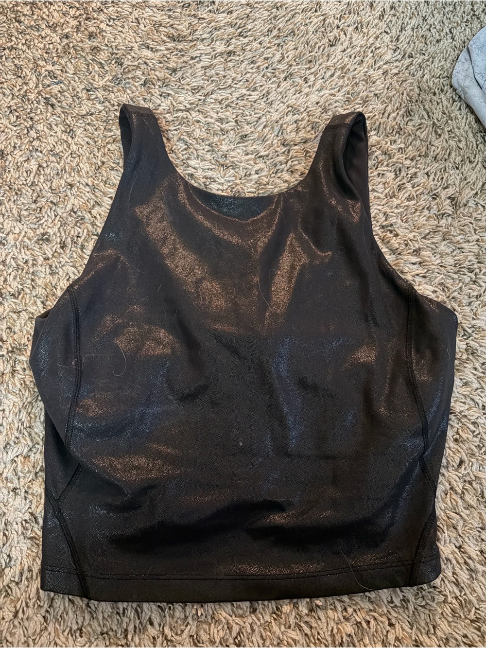Lululemon Black Shimmery align top